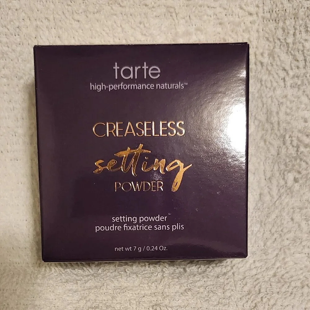 Tarte creaseless setting & brightening powder